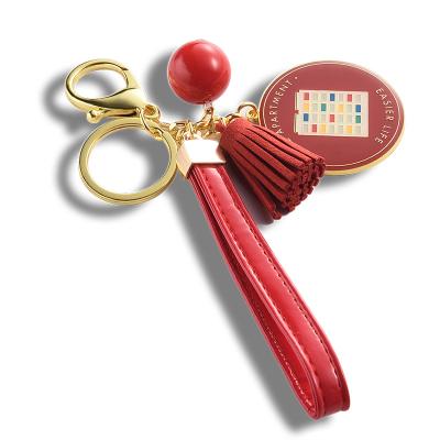 China Custom style 8 new beautiful metal zongzi key chain manufacturer custom promotional gift pendant gift for sale