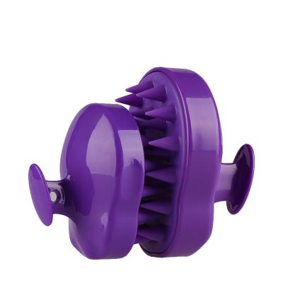 China Wholesale Waterproof Purple Green Pink ABS Silicone Brush Shampoo Massage Silicone Little Girl Grush for sale