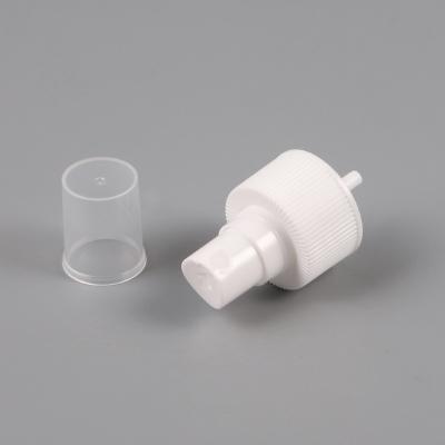 China Non Spill Ribbed Neck White Fine Mist Sprayer Plastic Spray Caps 28-410 for sale