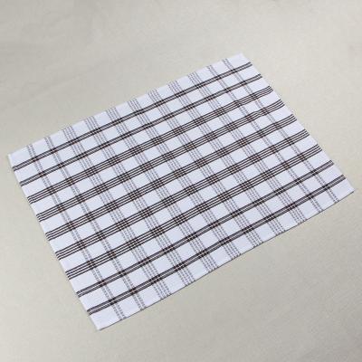 China Viable Layout 30x40cm Waffle Grid Tea Towel Polyester Cotton Dish Towel Kitchen Towel for sale