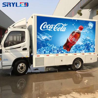 China SRYLED P8 P10 Mobile Outdoor Advertising LED Display Screen P6 Waterproof Vehicle / Van / Truck Mounted LED Digital Billboard for sale