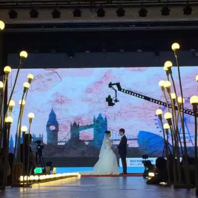 China Front Service Indoor Wedding Magnetic Stage P3.91 Led Wall Panel Church Screen Led Display Screen for sale