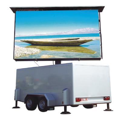 China SDK 6mm full color SMD led mobile billboard truck led display screen P6 outdoor advertising billboard trailer led video wall for sale