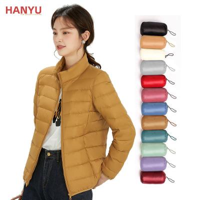 China Outdoor Japan Packable Waterproof Collapsible Impact Matures Lady Feather Duck Ultra Latex Stripper Down Filling Jackets Women for sale