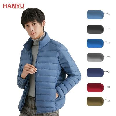 China 2021 Winter New Arrival QUICK DRY Vinyl Cropped Stripper 90% Down Jacket Coat Men Clothing Waterproof OEM Shell for sale