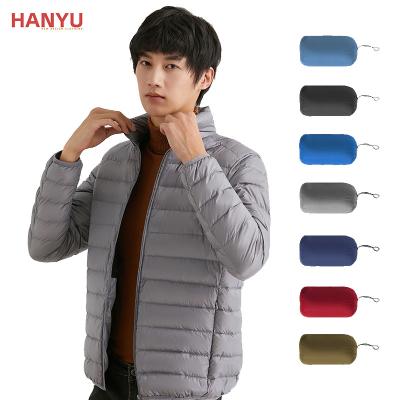 China QUICK DRY Packable In Leather Bag Winter Jacket Nylon Men For Men Waterproof for sale