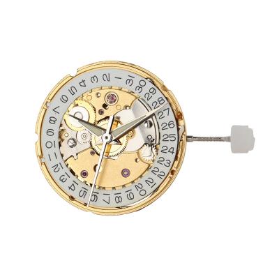 China Long Automatic Skeleton Mechanical Movement Power Substitute Watch Movement for sale