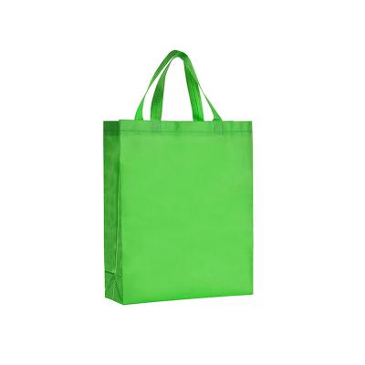 China Hot Selling Promotional Non Woven Bags Cheap Handled Print Custom Handbag Sets Shopping Bags Clothing for sale