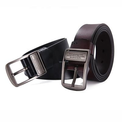 China Fashion.Casual.Business Factory OEM Wholesale Men's Classic Genuine Leather Alloy Automatic Buckle Belts for sale