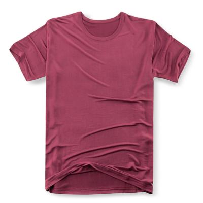 China QUICK DRY T-shirt Men's Short Sleeve Summer 100% Silk Thin Silk Knitted Knitwear for sale