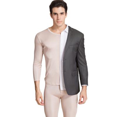 China QUICK DRY 2 Piece Mens Thermal Underwear Sets Super Comfortable Long Johns Thermal Tops for sale