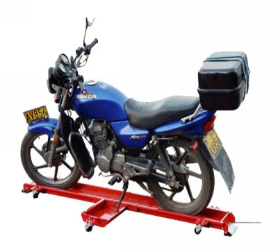 China Mobile Steel Motorcycle Wheel Dolly Display Stand for sale