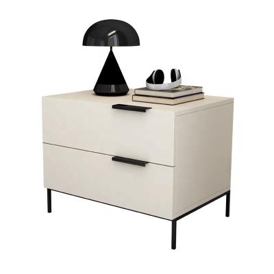 China Italian modern modern simple light bedside storage bedside cabinet bedside nightstand INS modern minimalist Italian minimalist small table luxury for sale