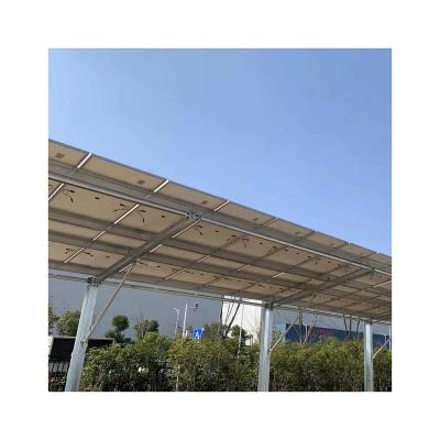 China Solar panel frames hot selling high quality metal slotted bipv system metal slotted mounting solar panel rail photovoltaic strut carpors for sale