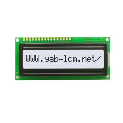 China Dimension 80X36X12.5Mm 2.6 Inch 16X1 Character 16X1 LCD Module 1601 for sale