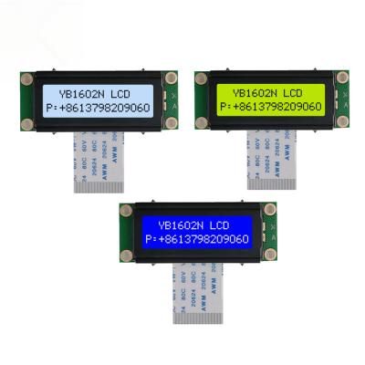 China LCD Display Module 1602N 5V Blue Screen 16X2 2 Character LCD Display 1602 for sale