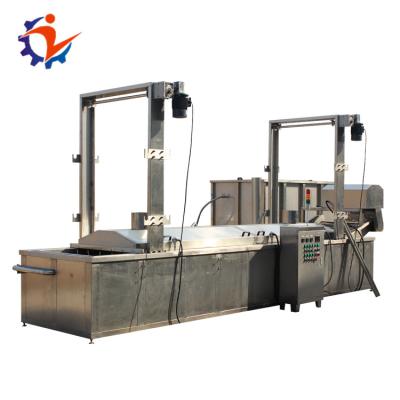 China Automatic Vegetable Processing Plant 300kg/h Capacity Banana Chips Frying Line for sale