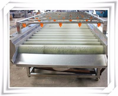 China Stainless steel salesNew style brush roll vegetable cleaning peeling machine|carrot/potato washing machine for sale