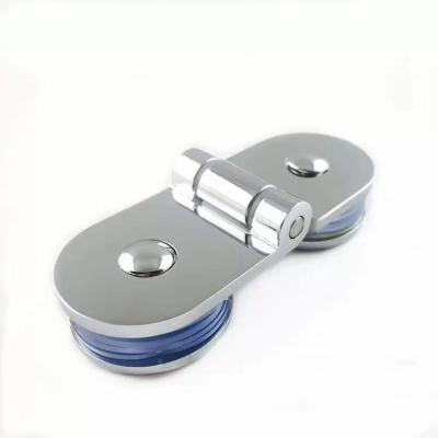 China Best Modern Selling 180 Degree Waterproof Zinc Alloy Single Double Shower Glass Door Hinges For Bathroom for sale