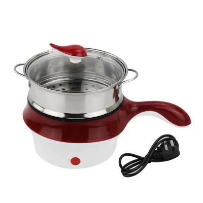 China Household Electric Hot Pot Stainless Steel Electric Stock Pot With Steamer for sale