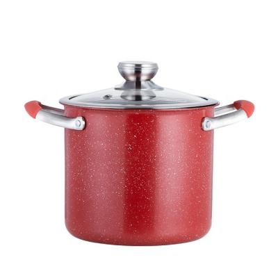 China Sustainable Stainless Steel Premium Nano-Ceramic Non-Stick Stock Pot for sale