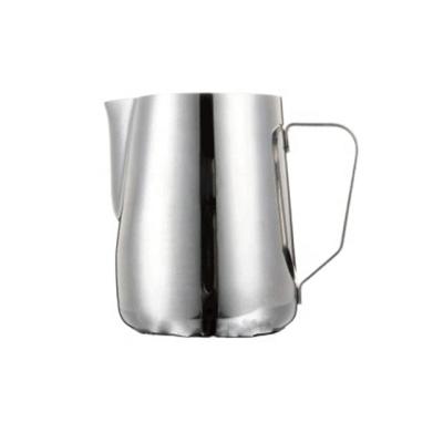 China Sustainable Wholesale Stainless Steel Lattes Milk Steaming Frothing Pitcher for sale