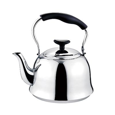 China Sustainable high quality stainless steel whisting kettle with handle for cooking water for sale