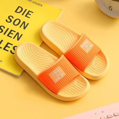 China 2022 New Fashion Trend Men's Slippers Wear-resistant Non-slip Home Bathroom Lady Slippers Indoor/Outdoor EVA Lovers Sandals Wholesale for sale