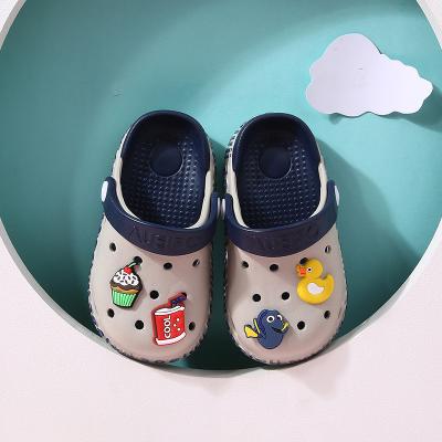 China 2022 Fashion Trend New Kids Baby Slippers Summer Boys and Girls Household Non-Slip Envelope EVA Indoor and Outdoor Sandals for sale