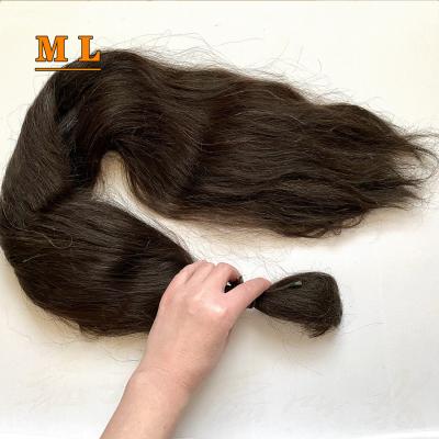 China unprocessed 100% virgin human hair bundles 100% chinese non remy human hair natural black color 32