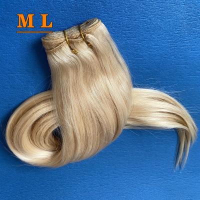 China 100% hair weft hair bundles 100% silky straight human hair 613# non remy weft hair color18