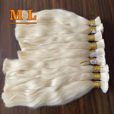 China 3-24 Months 613 Blonde Human Hair 613# Virgin Human Hair Raw Color Bundles for sale