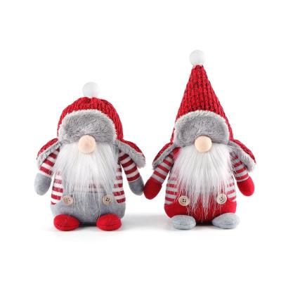 China Santa Claus Gnome Ornament Cloth Art Doll No Face Dolls Decor Christmas Family Decoration Supplies Cloth Elf Ornaments With Hat for sale