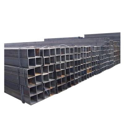 China Carbon Steel Square Hollow Structure Pipe Astm A36 Rectangular Structure Pipe Black Section Pipe for sale