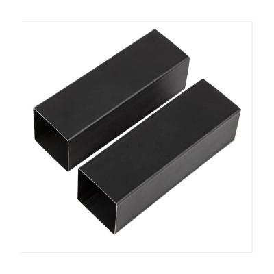 China Structure Pipe Astm A500 Gr.b 25x50 Square Carbon Steel Square Pipe Rectangular Black Tube Pipe for sale