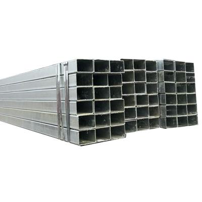 China Fluid Pipe Schedule 40 Galvanized Rectangular Pipe 30mm x 30mm for sale