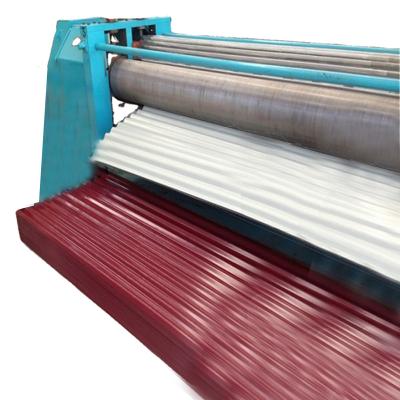 China Roofing Building Materials Cheap Color Coated Roofing Sheet Galvanized Steel Color Coated Corrugated Sheet for sale