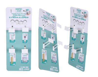 China Recyclable Toothbrush Cardboard Hanger Retail Store Hang Sidekick POP Cardboard Display For Toothbrush for sale