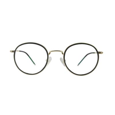 China STAINLESS good quality full rim plating optical frames wholesale , optical frames metal for sale