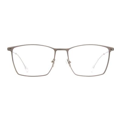 China For Reading Glass Metal Square Business Men Women Eye Glass Eyewear Metal Monocle Optical Frames for sale