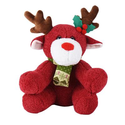 China Customized Promotional Christmas Home Decoration Gift Stuffed Plush / Kid Plush Toys Elk Stuffed Plush Toy High Quality for sale