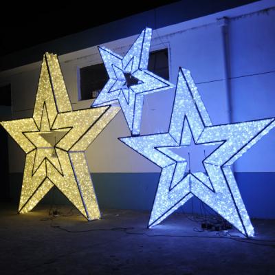 China Commercial Use New Years Day Thanks Giving Daytime Christmas Decoration Indoor Outdoor Star Pattern Light for sale