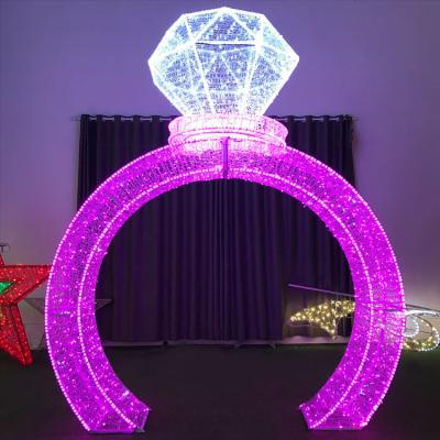 China Commercial Use Manufacturer Large Outdoor Decoration 3D LED Chinese Christmas Pattern Light For Festival for sale