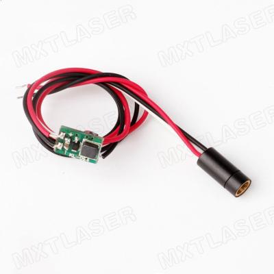 China Gun Sighting D4.5X10mm Dimension 520nm Compact Glass Lens 1mW 5mW 10mW Mini Green Dot Laser Diode Module for sale