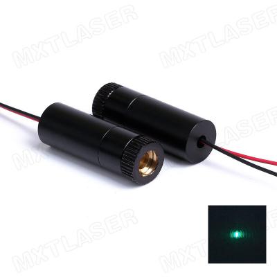 China High End Gauge D12x45mm 505nm Focusable 3D Green Dot Laser Module 5mW 10mW 30mW for sale