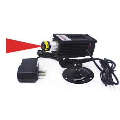 China Industrial Scanning High Power Focusable 638nm 650nm Red Line/Cross Line Laser Module 100mW 500mW 700mW 1.2W With Fan (With Bracket&Adapter) for sale