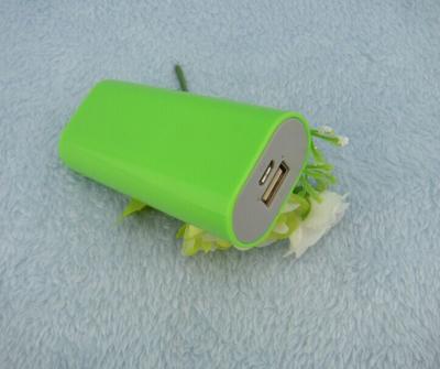 China High quality 5000mah power bank green plastic casing with free 1c printing for sale