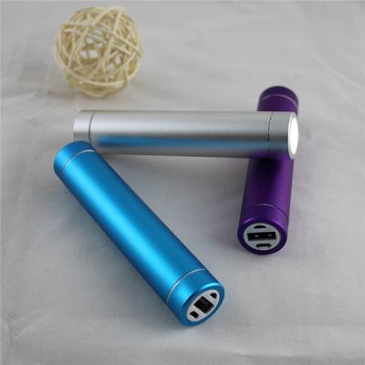 China Portable round Metal casing power bank 2600mah at lowest price for sale for sale