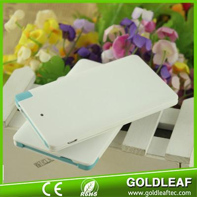 China Super slim Credit card power bank 2500mah for mobile phone for sale