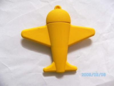 China PVC plane usb flash drive customized logo printing for free for sale